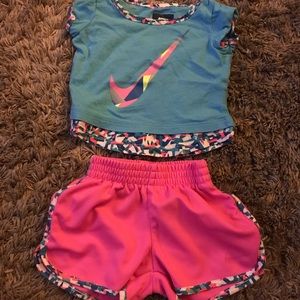 12 month Nike shirt & shorts